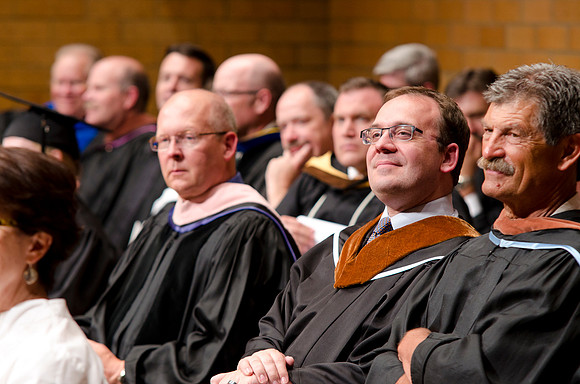 Commencement during graduation spring 2012