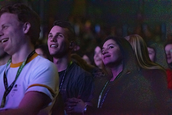 Students come to an upbeat and engaging conference that helps them network effectively and discover their passion.