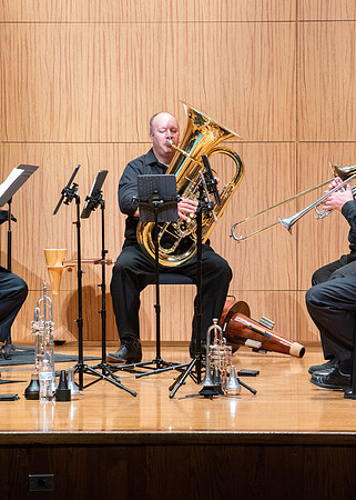 Concert of the Teton Brass Quintet held at the Barrus Concert Hall