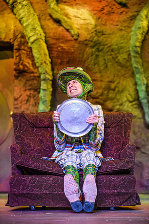 The theatre department's dress rehearsal of the Wind in the Willows in the Snow Drama Theatre.