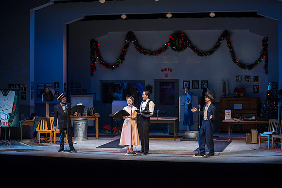 It's a Wonderful Life: A Live Radio Play, comes to life on stage at the Snow Drama Theater at BYU-Idaho.  It was written by Joe Landry and directed by Roger Merrill.