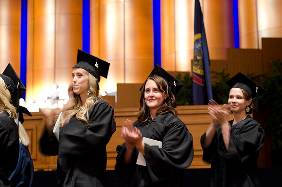 Commencement during graduation spring 2012