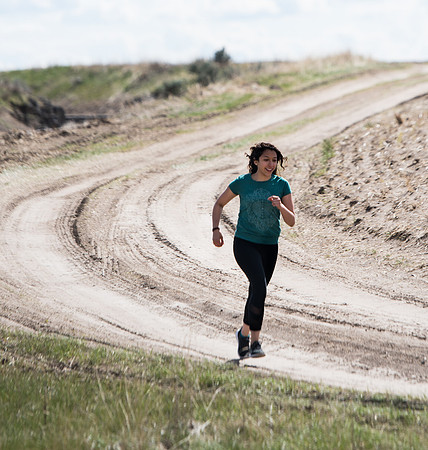 As a student and avid runner here in Rexburg Idaho, Krystal has many options for places to run, including through farm fields and city parks, like Eagle Park.