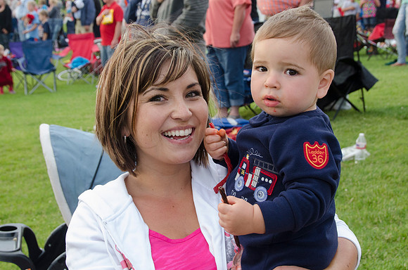 Celebrate America, an Independence Day Celebration at the Huntsman Springs Golf Course in Driggs, Idaho. It was free fun for everyone, bounce toys for kids and a concert featuring two of the original