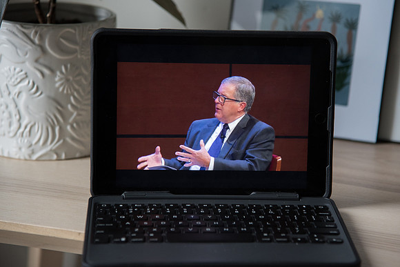 BYU-Idaho University Forum Livestream during the COVID-19 quarantine titled: Successfully Entering Your Career In Times of Economic Challenges featuring dean of Faculty Development Sid Palmer, direct