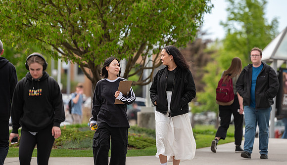 Students On Campus - May 2025