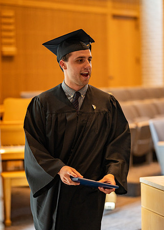Graduates during convocation for the College of Language and Letters.