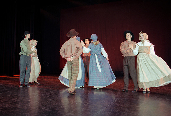 Extravadance perform folk dances.
