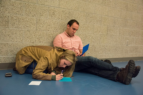 Students do a variety of service activies together with their dates.
