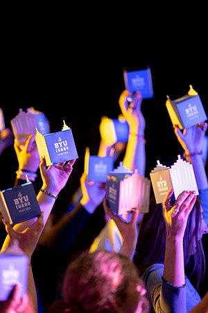 BYUI Taylor Building Lanterns - Mar 2025