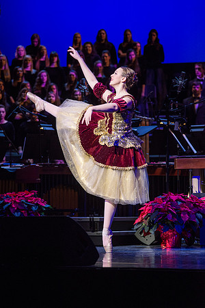 BYU-Idaho students perform in the Christmas Concert featuring Nathan Pacheco