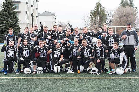 Competitive Football Championship game.