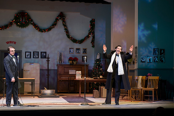 It's a Wonderful Life: A Live Radio Play, comes to life on stage at the Snow Drama Theater at BYU-Idaho.  It was written by Joe Landry and directed by Roger Merrill.