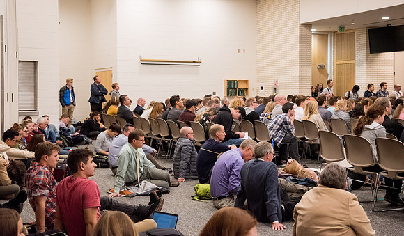 Brother Richard E. Turley, Jr speaks at the University Forum about Joseph Smith, Teenage Prophet