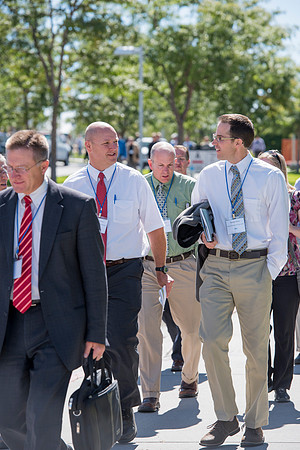 Faculty members come together in preparation of the new school year.
