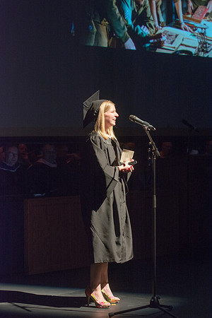 Graduate, Catherine Tracy, give a presentation about the future for a graduate of Art History.