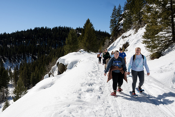 Snowshoeing at Bear Gulch - Mar 2025