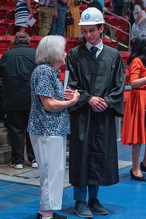 Graduates during convocation of the College of Physical Sciences and Engineering.