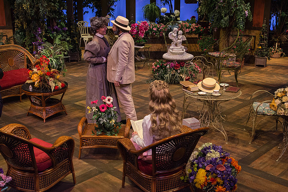 The cast of Brigham Young University-Idaho's production of "The Importance of Being Earnest" pose scenes and moments from the performance.