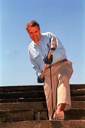 Construction of the Arboretum. Pres Steven D. Bennion