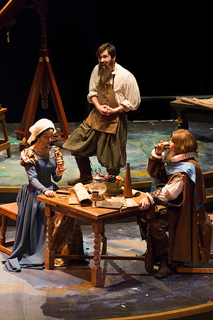 Stavis' play examines the process by which Galileo was put on religious trial, found guilty, and punished for his thoughts and actions. As it chronicles one man's attempts to expand the frontiers of h