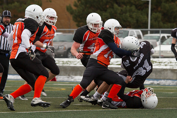 It was a constant battle on the turf for the championship title as the Knights took on the Hurricanes. The Knights were able to hold the Hurricanes as they played in overtime, with the final score bei