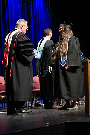 Graduates during convocation for the College of Academic Success & Interdisciplinary Studies. Speakers: Kevin Brower, Jenna Kate Wilson, Tyler Christensen