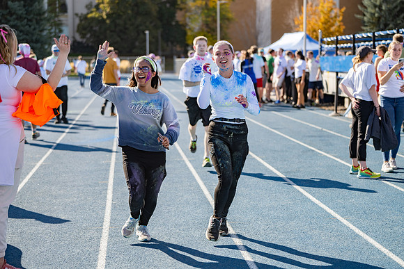BYUI Color Run During Spirit Week