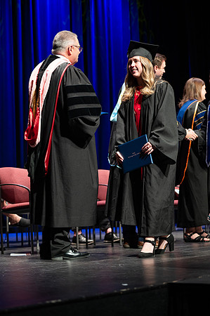 Graduates during convocation for the College of Academic Success & Interdisciplinary Studies. Speakers: Kevin Brower, Jenna Kate Wilson, Tyler Christensen