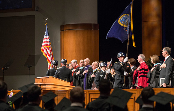 BYU-Idaho December 2013 graduation. Relief Society General President Linda K. Burton addressed the graduates.