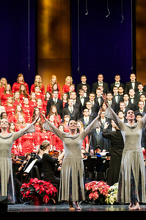 At the BYU-Idaho Christmas, the university dance department, choirs and orchestra, came together with guest artists Canadian Brass for a beautiful and uplifting show.