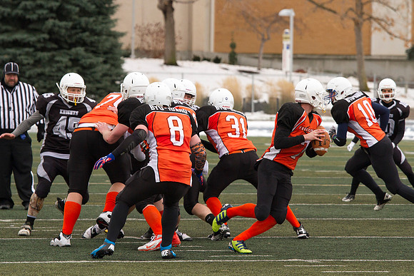 It was a constant battle on the turf for the championship title as the Knights took on the Hurricanes. The Knights were able to hold the Hurricanes as they played in overtime, with the final score bei