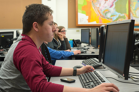 Back to Shool April 2014. Geology class: Intro to Global Positioning Systems.