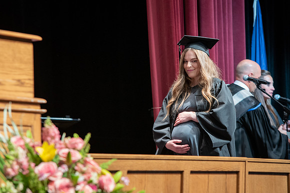 Graduates during Interdisciplinary Studies convocation.