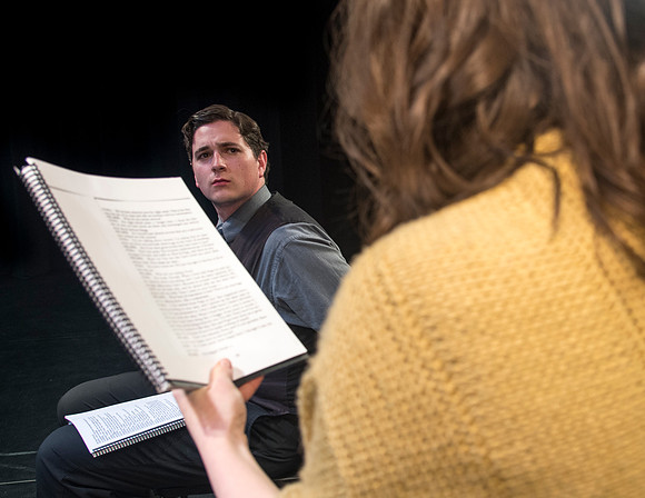 The theater department performs readings as part of the Ibsen Series.