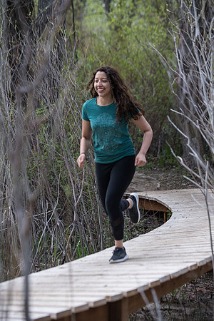 As a student and avid runner here in Rexburg Idaho, Krystal has many options for places to run, including through farm fields and city parks, like Eagle Park.