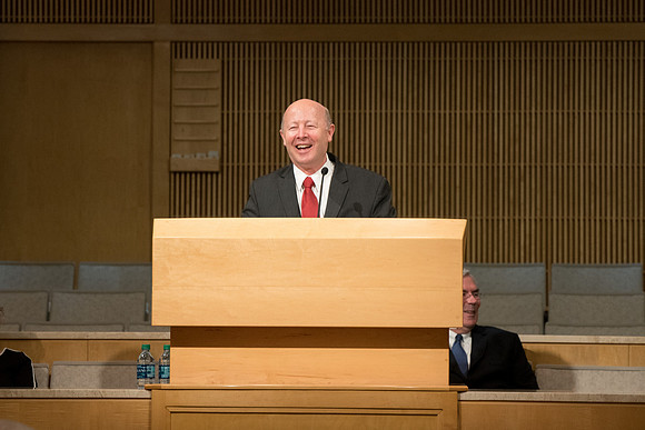 Brother Richard E. Turley, Jr speaks at the University Forum about Joseph Smith, Teenage Prophet