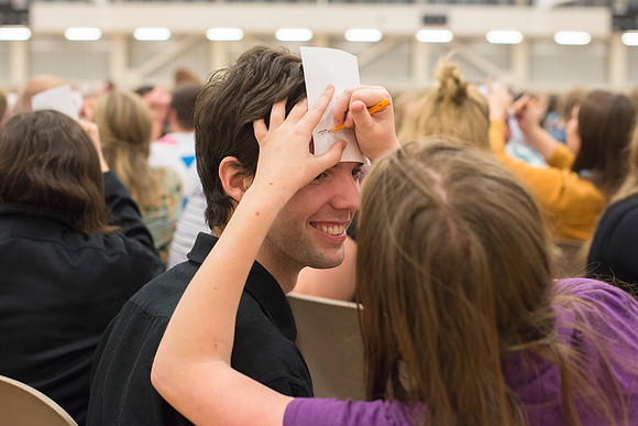 President and Sister Gilbert host a date night with BYU-Idaho Students. Oct 2015