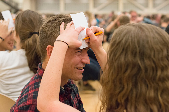 President and Sister Gilbert host a date night with BYU-Idaho Students. Oct 2015