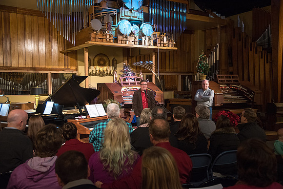 University Relations Christmas Party at Jim Clark's Magical Music Barn.