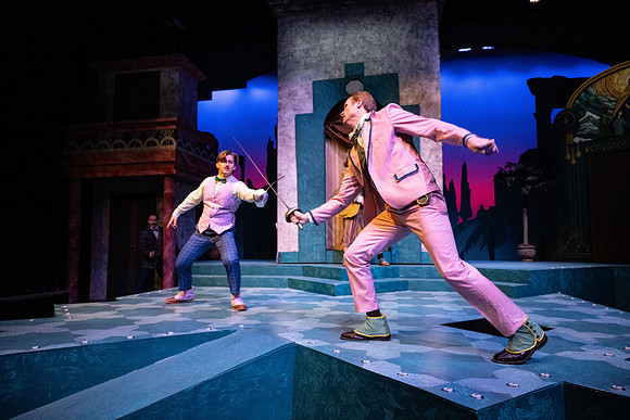 Dress rehearsal for Theater production, Comedy of Errors.