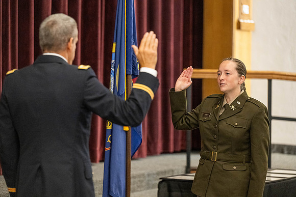 BYU-Idaho's, Reserve Officers' Training Corps Commissioning ceremonies.