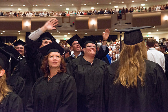 BYU-Idaho graduation July 2014.