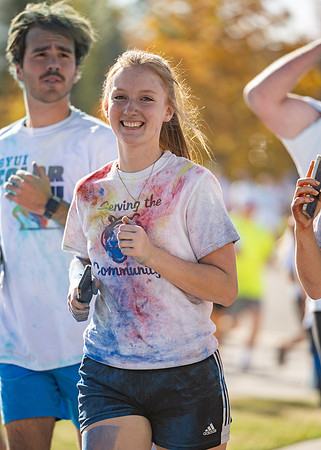 BYUI Color Run During Spirit Week