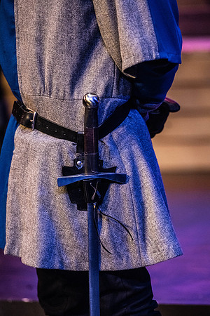 BYU-Idaho theatre department dress rehearsal of Shakespeare's Henry V.