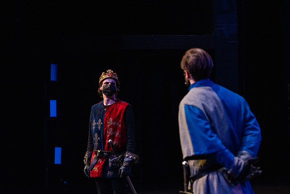 BYU-Idaho theatre department dress rehearsal of Shakespeare's Henry V.