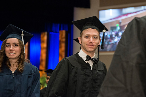 April 2014 Graduation ceremonies in the BYU-Idaho Center.