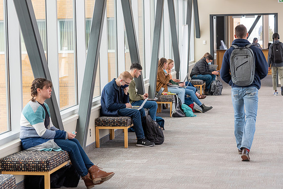 Students on Campus - Jan 2022