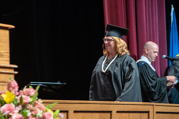 Graduates during Interdisciplinary Studies convocation.