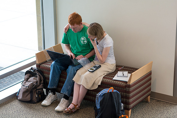 Students and faculty return to campus for the spring semester at Brigham Young University-Idaho.